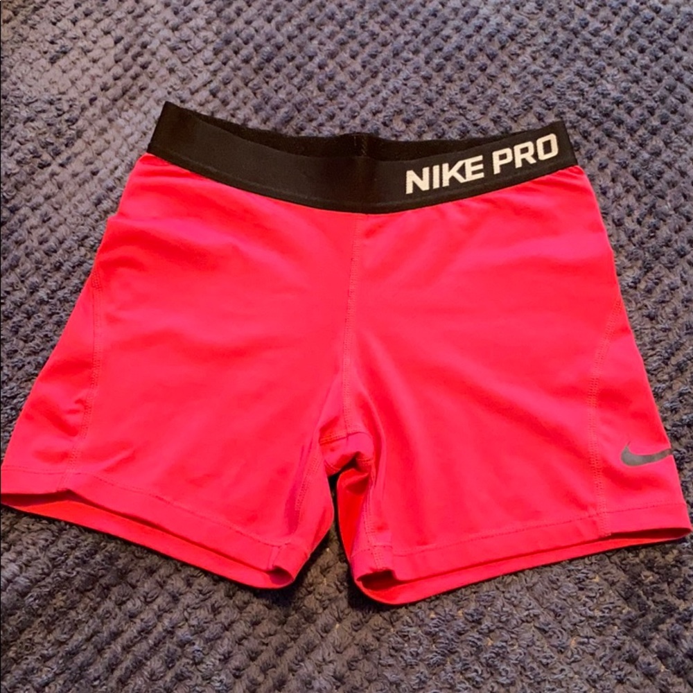 Pink Nike Pro Spandex